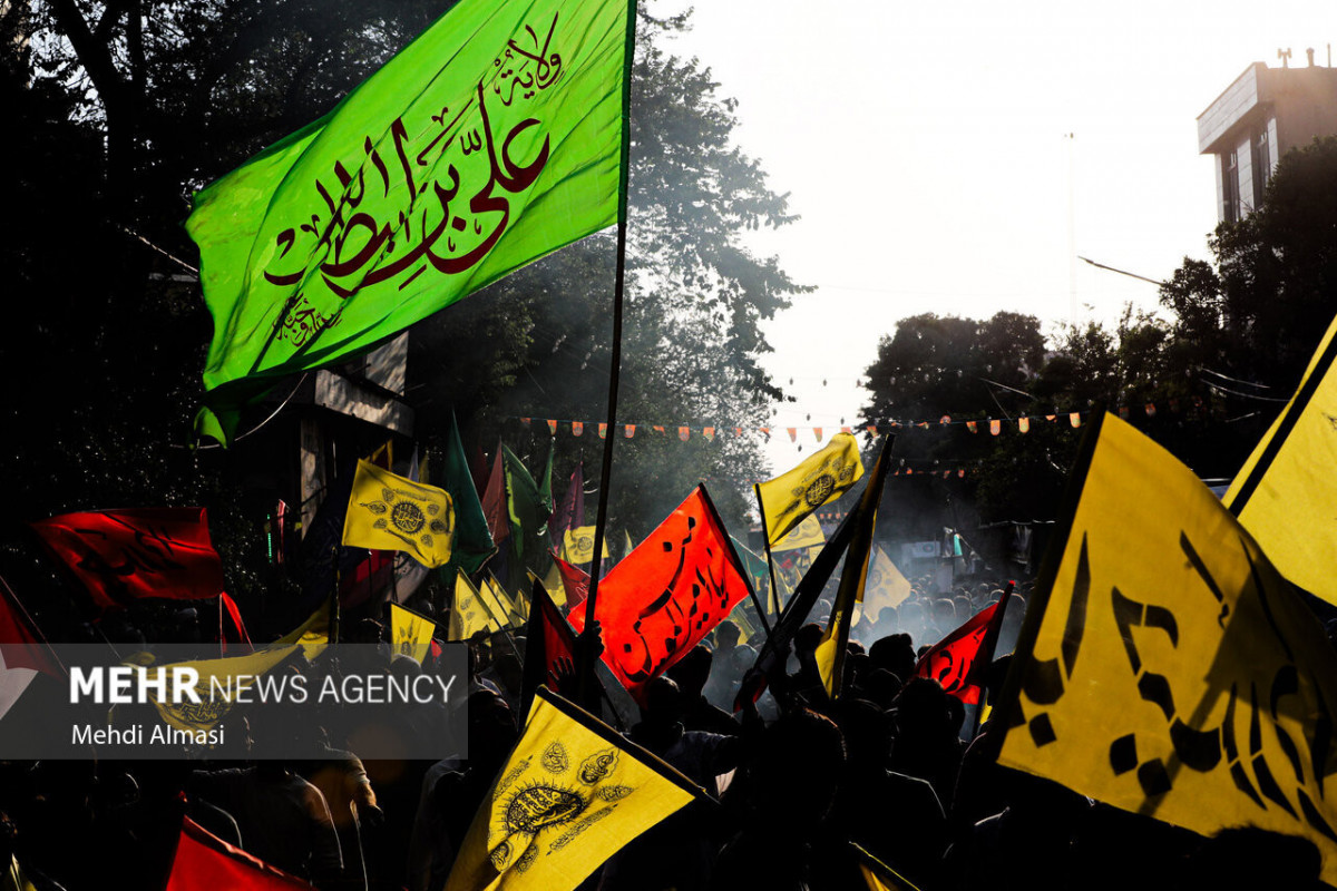 صوبوں میں غدیر کا کلومیٹروں لمبا جلوس
