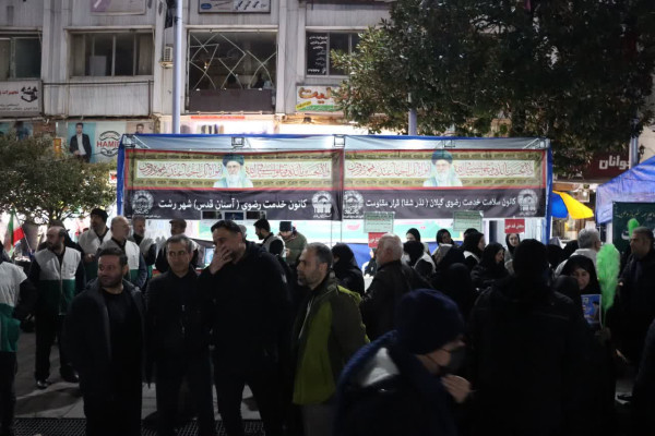 حضور پرشور مواکب گیلانی در این میدان، نمادی از اتحاد و همبستگی در سوگ رهبر شهید امت است.