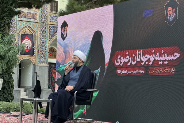 برگزاری رزمایش "خون خواهان پدر امت" در مشهد با حضور دختران حاج قاسم اردبیل