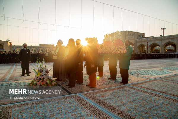 پایان سیاه‌پوشی ضریح رضوی