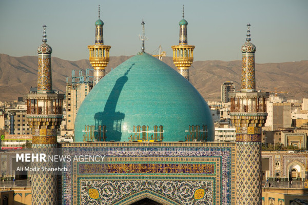 پایان سیاه‌پوشی ضریح رضوی