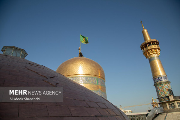 پایان سیاه‌پوشی ضریح رضوی